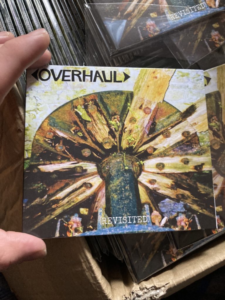 OVERHAUL (Revisited) CD Merch front cover.